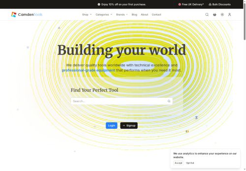 Desktop page screenshot