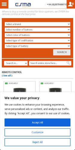 Mobile page screenshot