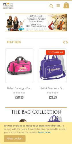 Mobile page screenshot