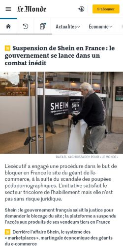 Mobile page screenshot