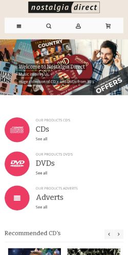 Mobile page screenshot