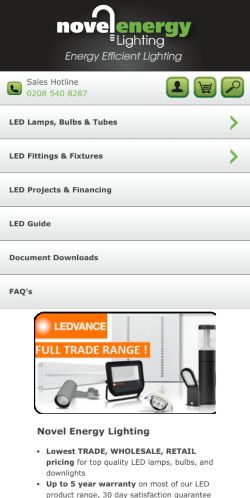 Mobile page screenshot