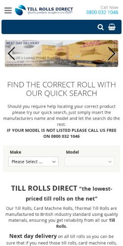 Mobile page screenshot