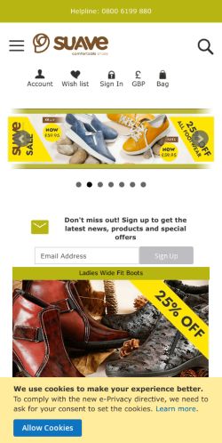 Mobile page screenshot