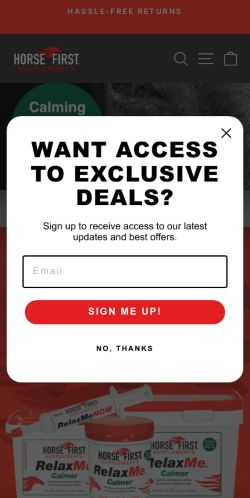 Mobile page screenshot