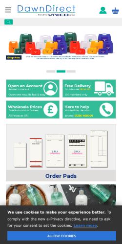 Mobile page screenshot