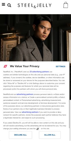 Mobile page screenshot