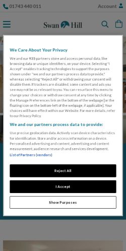 Mobile page screenshot