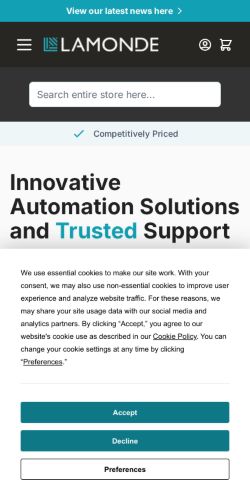Mobile page screenshot