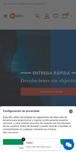 Mobile page screenshot