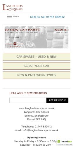 Mobile page screenshot