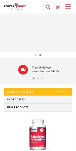 Mobile page screenshot