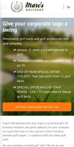 Mobile page screenshot