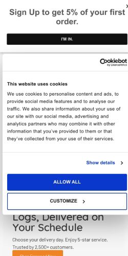 Mobile page screenshot