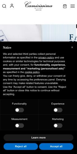 Mobile page screenshot