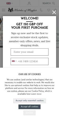 Mobile page screenshot