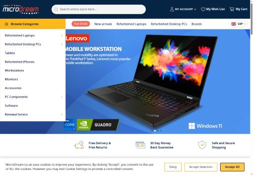 Desktop page screenshot