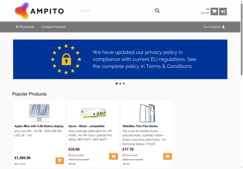 Desktop page screenshot