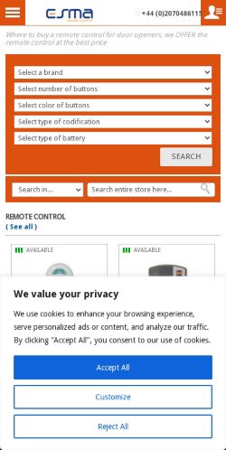Mobile page screenshot
