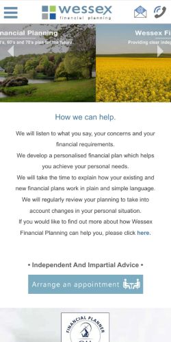 Mobile page screenshot