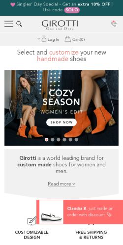 Mobile page screenshot