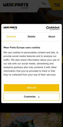 Mobile page screenshot