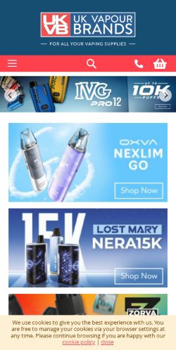 Mobile page screenshot