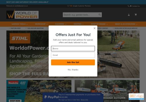 Desktop page screenshot