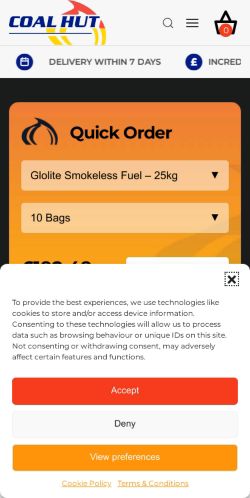 Mobile page screenshot