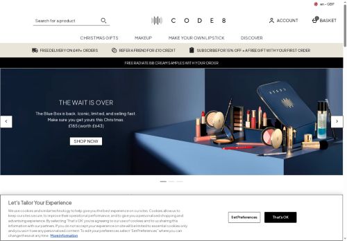 Desktop page screenshot