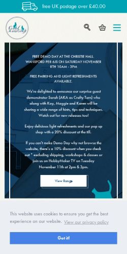 Mobile page screenshot