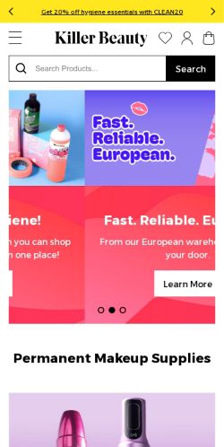 Mobile page screenshot