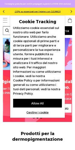 Mobile page screenshot