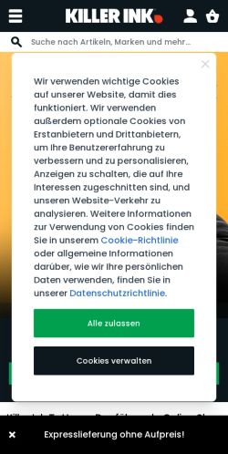 Mobile page screenshot