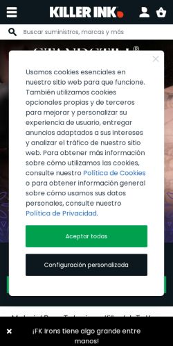 Mobile page screenshot