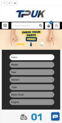 Mobile page screenshot