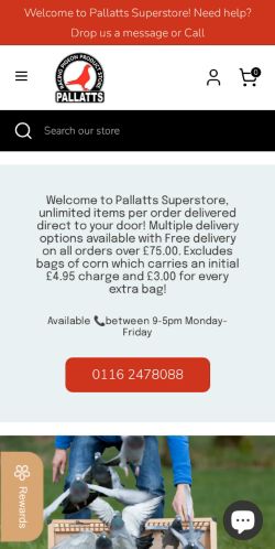 Mobile page screenshot