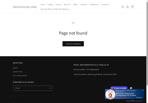 Desktop page screenshot