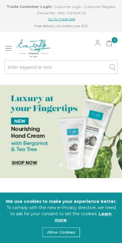 Mobile page screenshot