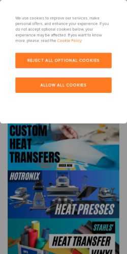 Mobile page screenshot