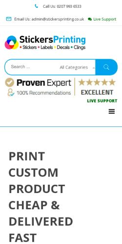 Mobile page screenshot