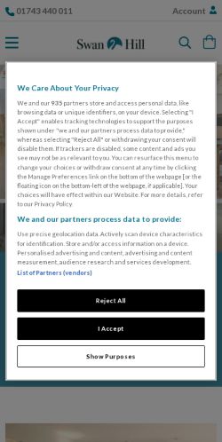 Mobile page screenshot