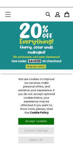 Mobile page screenshot