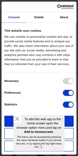 Mobile page screenshot