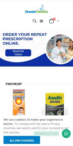 Mobile page screenshot