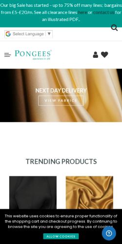 Mobile page screenshot