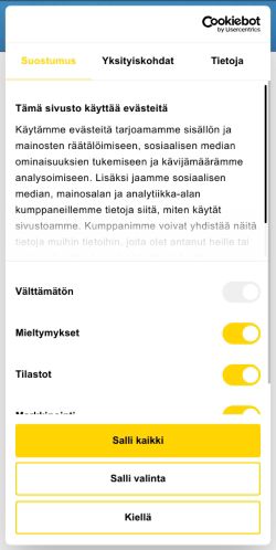 Mobile page screenshot