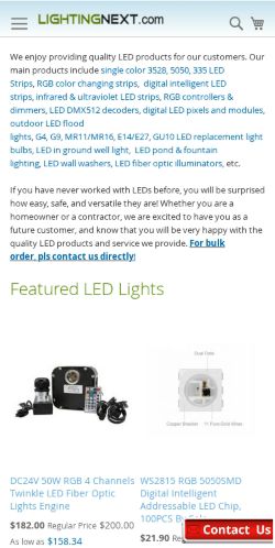 Mobile page screenshot