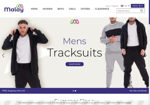 Desktop page screenshot