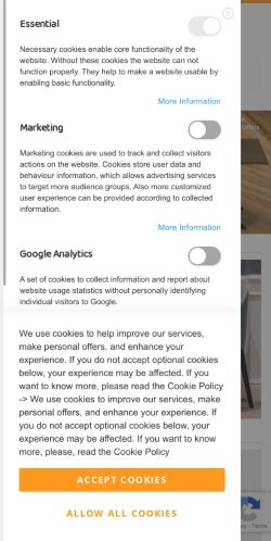 Mobile page screenshot